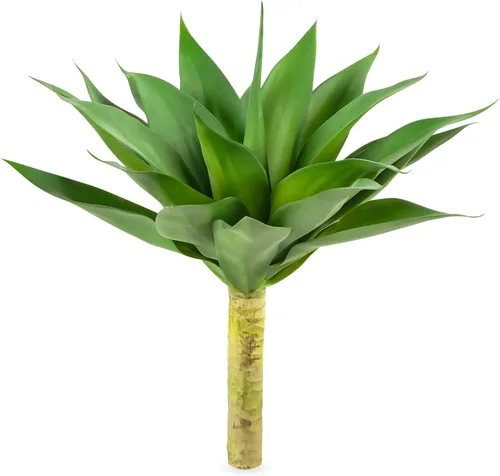 Miniatura 17 de Velener Plantas artificiales de agave falsas, Plantas suculentas falsas para decoración de habitaciones, tallos de plantas de agave sintético sin
