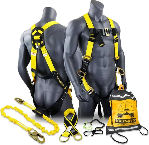 Miniatura 14 de KwikSafety - Fall Protection Safety Harness - Construction & Roofing Fall Arrest Safety Harnesses - ANSI OSHA Compliant Estándar