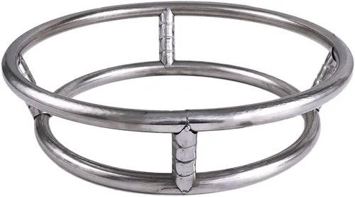 Leadigol Anillo Wok de 11.4 in, estante de acero inoxidable, estante redondo para estufa de gas, tamaño reversible, soporte para woks