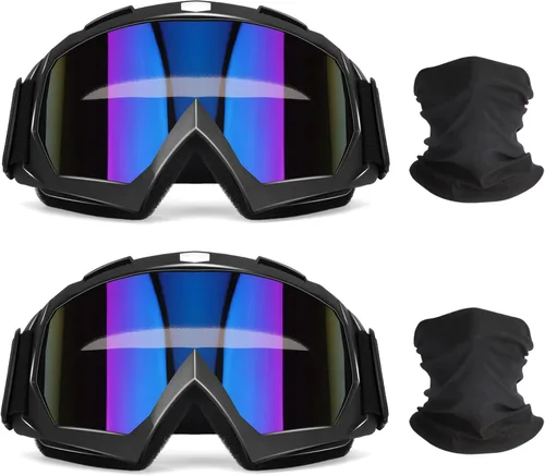 Miniatura 9 de OXG - Gafas para motocicleta, cuatrimoto y bicicleta de motocross, gafas de motocicleta para hombres, gafas de motocross, gafas de esquí, protección