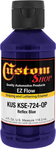 Miniatura 31 de Custom Shop KSE757-QP Triple Black - Pintura esmaltada EZ Flow a rayas y letras – 4 onzas Triple negro
