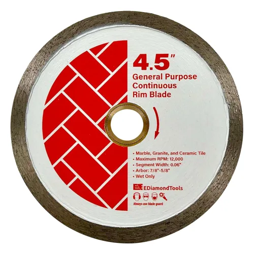 Miniatura 20 de Hojas de sierra de diamante de 7" para azulejos de porcelana, cerámica y azulejos de piedra, eje de 5/8" Hoja de azulejos de porcelana