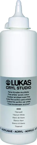 Miniatura 9 de Lukas CRYL Studio Artist - Pintura acrílica para artistas, Alizarín Carmesí, botella de 250 ml - Pinturas acrílicas de alto pigmento para pintar