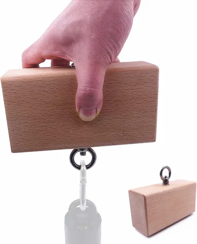 Miniatura 8 de Empuñadura de bloque de pellizco de madera Entrenamiento Escalada Power Grip Antebrazo Dedo Ejercitador de dedos Equipo de fortalecimiento