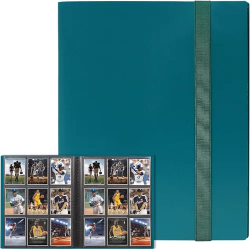 Miniatura 16 de GEAoffice Carpeta para Tarjetas, Álbum Carpeta de Tarjetas Coleccionables de 9 Bolsillos, Carpeta de 360 Bolsillos de Carga Lateral para Tarjetas