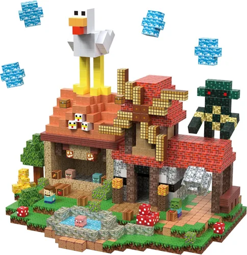 Miniatura 10 de AIDYVOI Juego de 200 Piezas de Juguetes de Construcción con Bloques Magnéticos, Cubos Magnéticos que se Iluminan, Bloques de Construcción Magnéticos