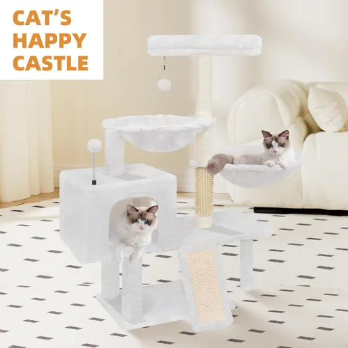 Miniatura 7 de Roypet Árbol para gatos 0111 de 32 pulgadas (beige, 39.4 pulgadas)