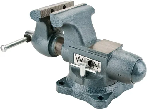 Miniatura 3 de Wilton Tradesman tornillo de banco, ancho de mandíbula de 5-12", apertura máxima de mandíbula de 5", garganta de 3-34" (modelo 1755)