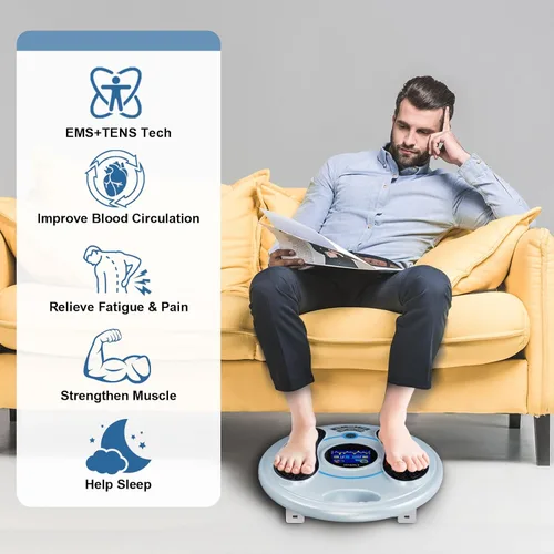 Miniatura 2 de Máquina de neuropatía del pie (elegible para FSA o HSA) – Acupuntura electrónica de pulso para la circulación de pies – Reflexología eléctrica