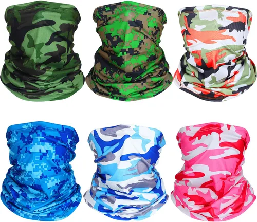 Miniatura 17 de Geyoga Neck Gaiter Bandana Face Mask Summer UV Protection Cooling Breathable Face Mask Neck Scarf Balaclava for Men Women