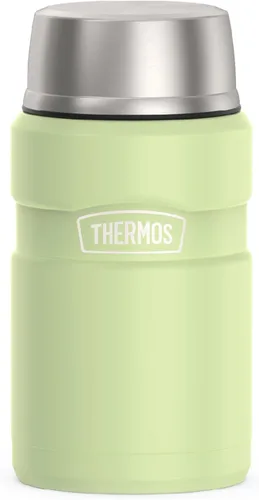 Miniatura 14 de THERMOS Stainless King Vacuum-Insulated Food Jar with Spoon, 16 Ounce, Matte Army Green