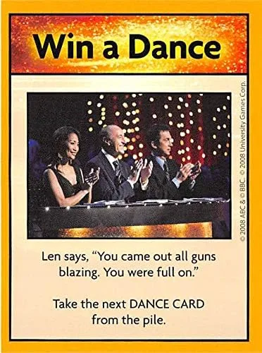 Dancing With The Stars Judges Carrie Ann Inaba Len Goodman Bruno Tonioli tarjeta de juego comercial #52 Tamaño 3x4 pulgadas Ganador