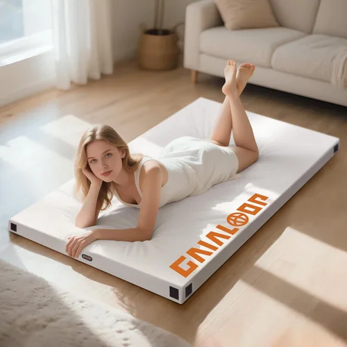 Miniatura 10 de Gaialoop Colchón de futón enrollable Glamping de espuma viscoelástica, cama japonesa para el suelo, colchón de campamento, colchoneta para dormir
