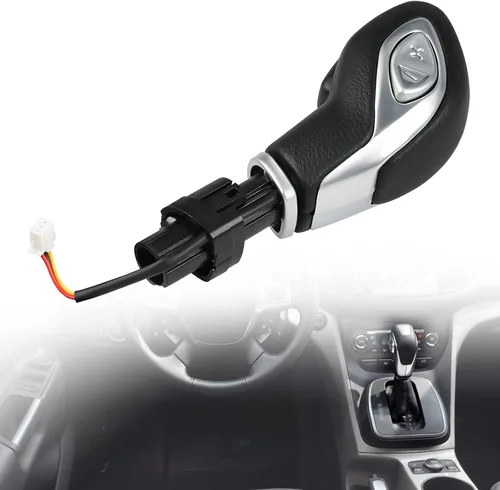 Miniatura 9 de JDMON Pomo de Palanca de Cambios Automática con Botón Compatible con Ford Escape Fusion 2013 2014 2015 2016 Transit 2015-2020 Palanca Selectora