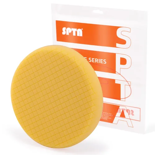 Miniatura 19 de SPTA - Almohadilla verde de corte grueso de 3.5 pulgadas para placa de respaldo de 3 pulgadas (80 mm), esponja de pulido ideal para pulir