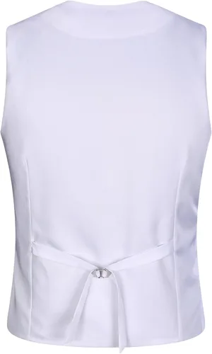 Miniatura 5 de AOYOG - Chaleco formal de negocios de hombres para traje o esmoquin