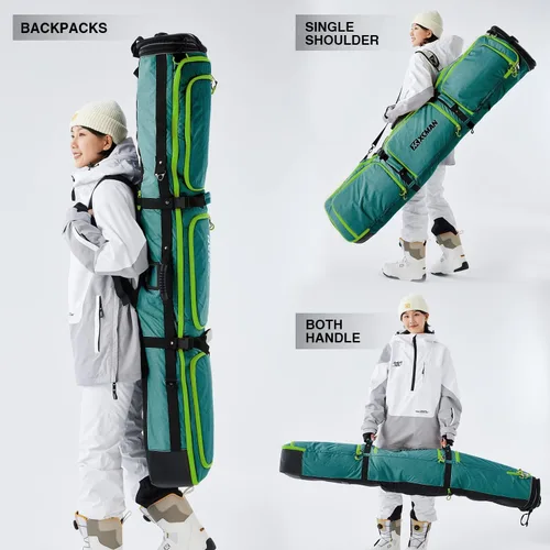 Miniatura 3 de Bolsa de snowboard con ruedas XCMAN de longitud ajustable
