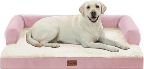 Miniatura 28 de Camas Ortopédicas para Perros de Tamaño Grande, Espuma de Celdas Impermeables tipo Huevera, Camas tipo Sofá para Perros Medianos para Jaula 35x22