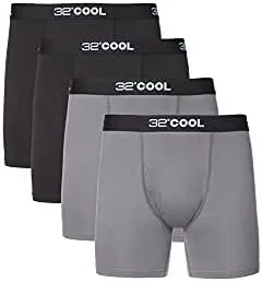 Miniatura 2 de 32 GRADOS COOL - Calzoncillos tipo bóxer de secado rápido para hombre, con cintura elástica cómoda