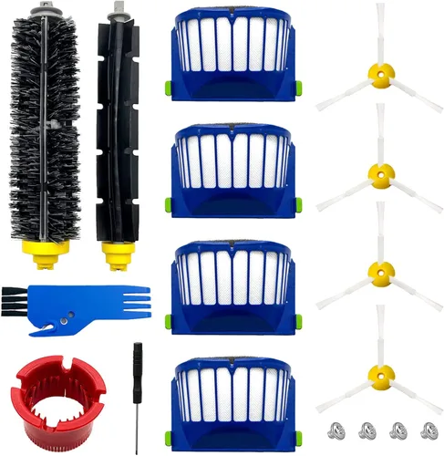 Rjnlsc Paquete de 9 piezas de repuesto para irobot Roomba 600 500 Series 694 675 676 692 695 677 671 655 645 690 680 660 650 620 614 595 585 564 , 4
