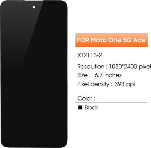 Miniatura 2 de Pantalla para Motorola Moto One 5G Ace reemplazo de pantalla, pantalla LCD XT2113, digitalizador, vidrio y herramientas, compatible con Moto One 5G