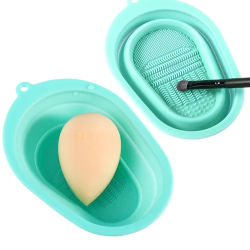 Miniatura 13 de DUcare Limpiador de brochas de maquillaje, brochas de maquillaje, limpiador de jabón sólido con eliminación de color, esponja de limpieza, limpiador