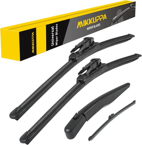 Miniatura 28 de MIKKUPPA Juego de 3 limpiaparabrisas de 22+21+12 pulgadas - Reemplazo para Dodge Durango 2011-2023, Jeep Grand Cherokee 2011-2013 - Limpiaparabrisas