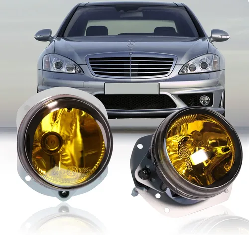 Miniatura 7 de Luces Antiniebla para 2007-2013 Mercedes Benz (W204 C250 C300 C350 C63) C209 CLK350 CLK55 CLK63 W216 CL550 CL600 CL63 CL65 W164 ML320 ML450 ML550
