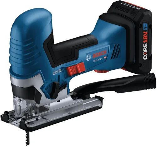 Miniatura 3 de BOSCH GST18V-50BN 18V Sierra de calar sin escobillas con agarre de barril (herramienta desnuda)