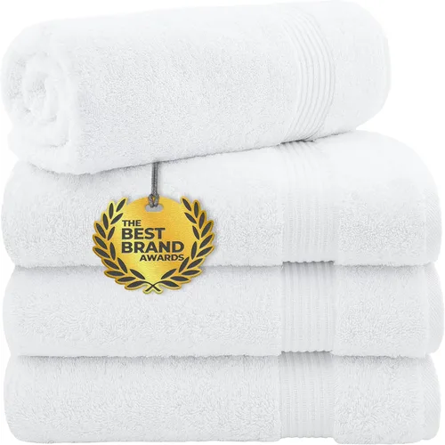 Miniatura 109 de Cotton Paradise - Juego de 4 toallas de mano para baño, 100% algodón turco, toallas suaves y absorbentes para la cara, toallas de mano color gris