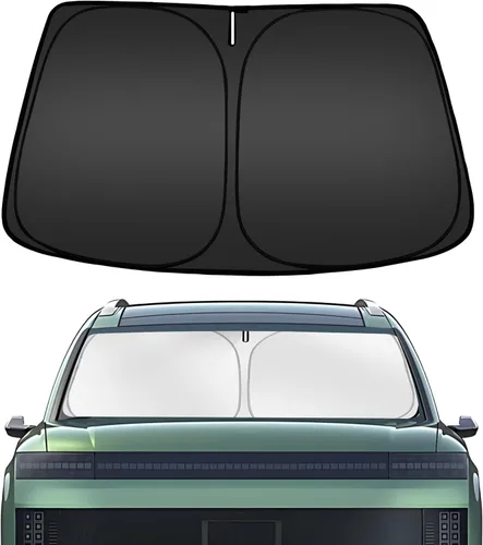 Miniatura 79 de ARISMOTOR - Parasol plegable para parabrisas para Honda Civic 11.ª generación 2022-2025 2026, protector de visera de sol personalizado para ventana