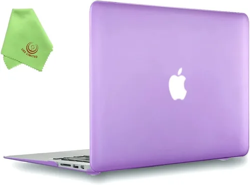 Miniatura 71 de Carcasa para MacBook Air de 13 pulgadas, UESWILL, carcasa rígida mate de tacto suave para MacBook Air de 13 pulgadas (Modelo A1466 / A1369) de Negro