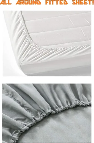 Miniatura 3 de Elegant Comfort - Juego de ropa de cama suave y lujoso, 1500 hilos, 4 piezas, calidad prémium, resistente a arrugas, sábana bajera elástica