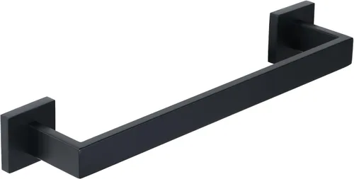 Miniatura 18 de Alise Toallero negro, toallero de 16 pulgadas para baño, toallero de acero inoxidable SUS304 montado en la pared, colgador de toallas resistente