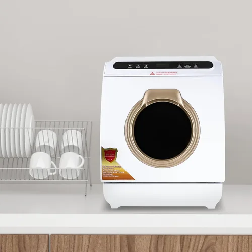 Miniatura 4 de Lavavajillas para encimera, lavavajillas portátil con 5 programas de lavado, lavavajillas compactos con tanque de agua integrado de 7 L, tanque