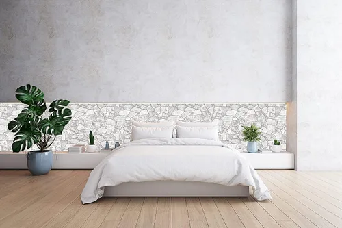 Miniatura 3 de Retro-Art - Paneles de pared 3D, paquete de 5, piedra silvestre en gris, PVC, 38.7 x 25 pulgadas, cubre 33.59 pies cuadrados, 244 WG