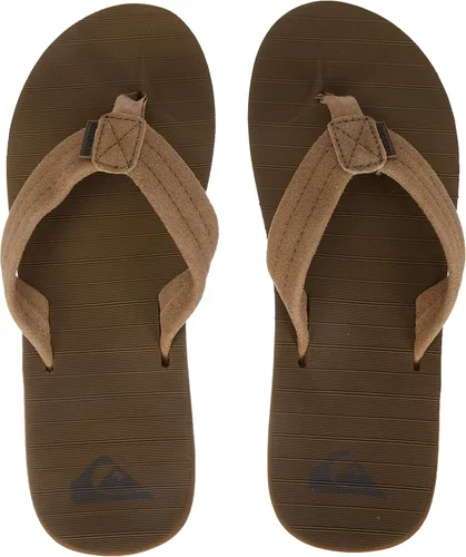 Miniatura 6 de Quiksilver Men's Carver Suede 3 Point Flip Flop Athletic Sandal