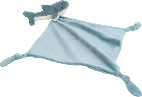 Miniatura 11 de MON AMI Peluche de ballena coral para bebés, manta de seguridad anudada de 13.5 pulgadas, juguete de felpa suave para bebés, perfecto esencial
