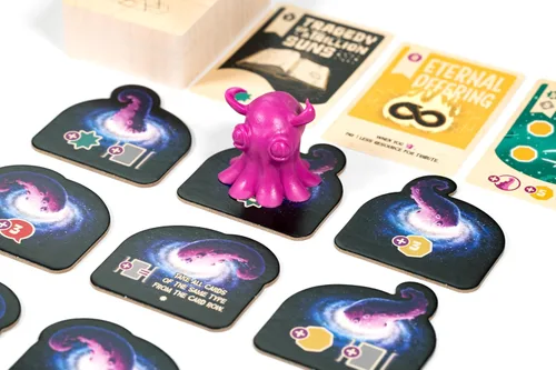 Miniatura 5 de Cosmoctopus - Juego de mesa de construcción de motores, juego de estrategia para reunión de tentáculos, divertido juego familiar para niños