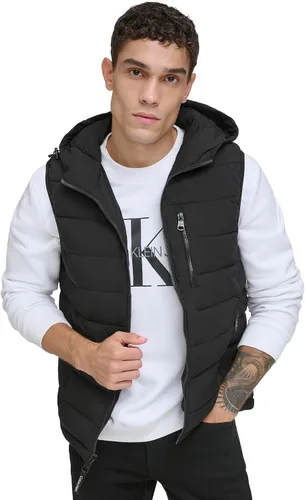 Miniatura 2 de Calvin Klein Men's Lightweight Packable Hooded Puffer Vest