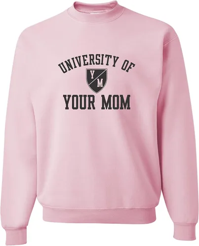 Miniatura 54 de Go All Out University of Your Mom - Sudadera con cuello redondo para hombre