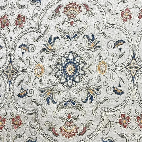 Miniatura 9 de Tela jacquard clásica de lujo con diseño ornamentado marroquí para tapicería, sofá, silla, comedor, tratamiento de ventanas, manualidades, 54