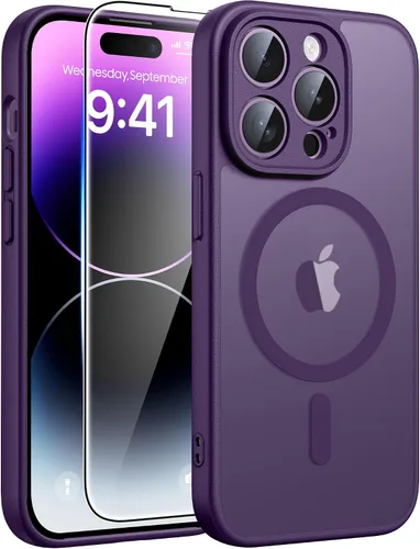 Miniatura 170 de FNTCASE Funda para teléfono Galaxy A14-5G: protección contra caídas de grado militar Samsung A14 5G, probada contra caídas de 14 pies, protector
