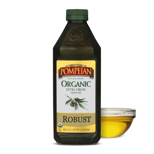 Miniatura 10 de Pompeian USDA - Aceite de oliva virgen extra orgánico robusto, primero prensado en frío, sabor de cuerpo completo, perfecto para aderezos