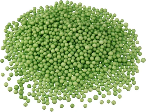 uxcell 2 paquetes de bolas redondas de espuma de poliestireno verde de 0.1 pulgadas para las artes, manualidades, decoraciones de fiesta, rellenos