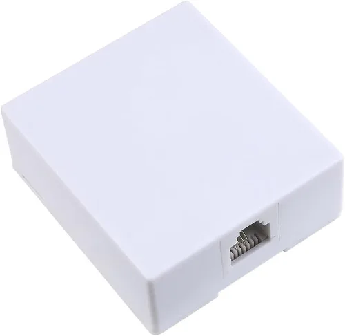 Miniatura 2 de Skywalker Conector de teléfono modular de montaje en superficie (blanco)