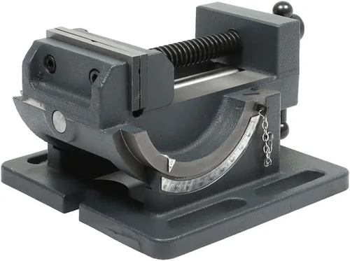 Miniatura 2 de Prensa de taladro industrial de sobremesa 3in en ángulo tornillo de banco resistente para mecanizado de máquina herramienta