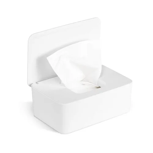 Miniatura 4 de Dispensador de Toallitas Zdolmy, Portabrocas para Bebé, Contenedor de Toallitas Recargable, Gran Capacidad, Alargado, Compatible con la Mayoría