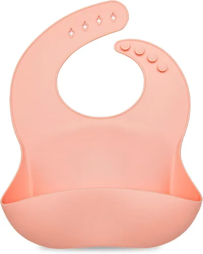 Miniatura 9 de Loulou Lollipop - Babero de silicona suave y resistente al agua para bebés y niños pequeños de 3 a 36 meses, fácil de limpiar, ajustable y agarra