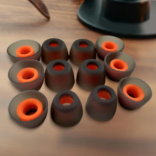 Miniatura 3 de 6 pares de almohadillas de alta calidad para JBL Tune TWS auriculares intraurales, silicona suave, lavable, reducción de ruido, ajuste seguro